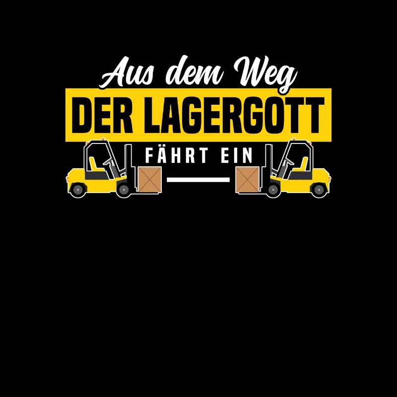 Aus dem Weg Der Lagergott fährt ein