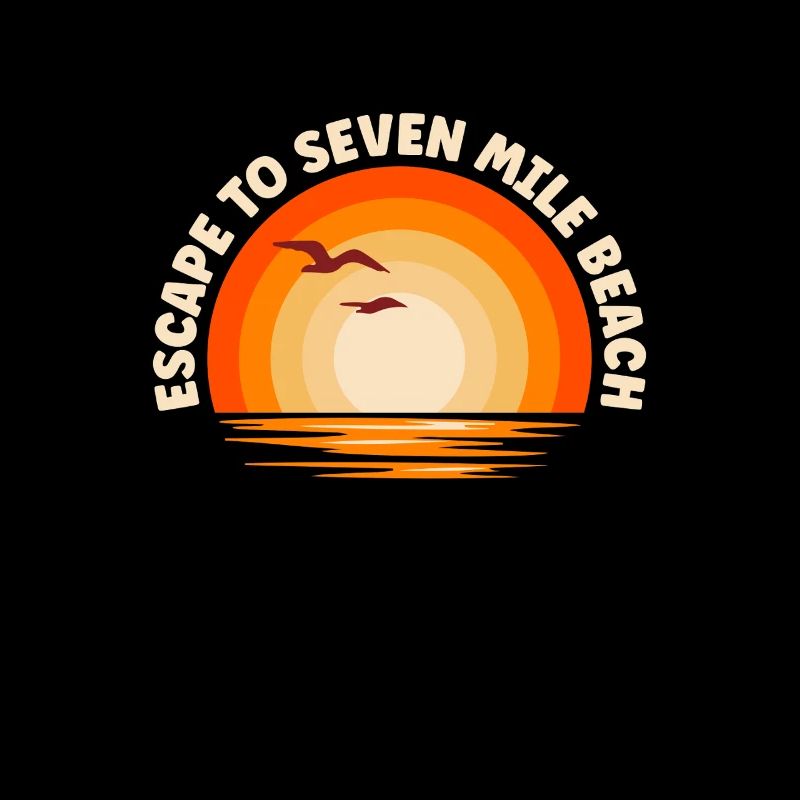 Je fuis vers Seven Mile Beach