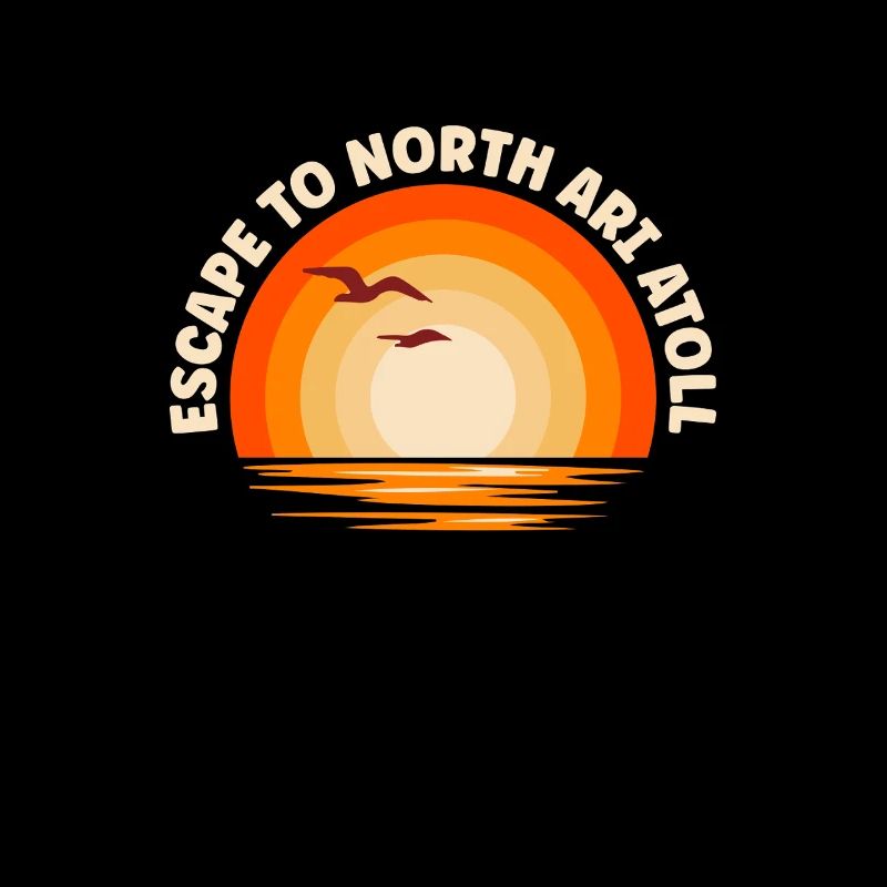 Je fuis vers l’atoll d’Ari Nord