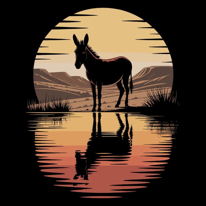 Âne Nature Animal