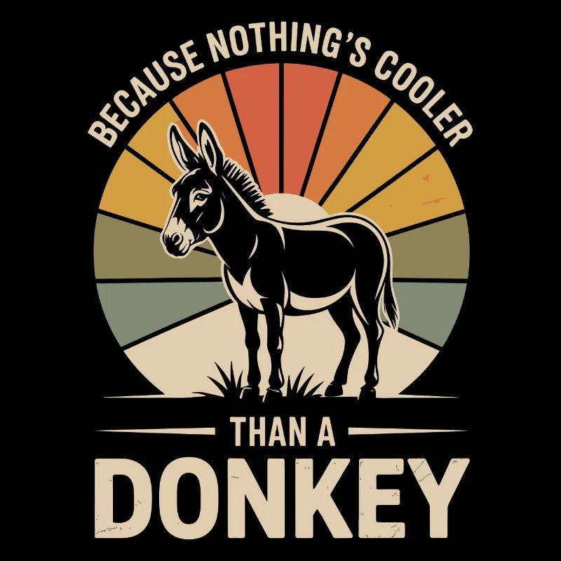 Lustiger Spruch Esel Tier