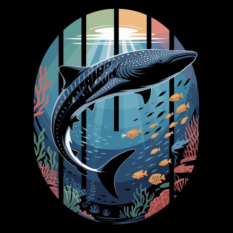 baleine requin créatures marines requin mer océan
