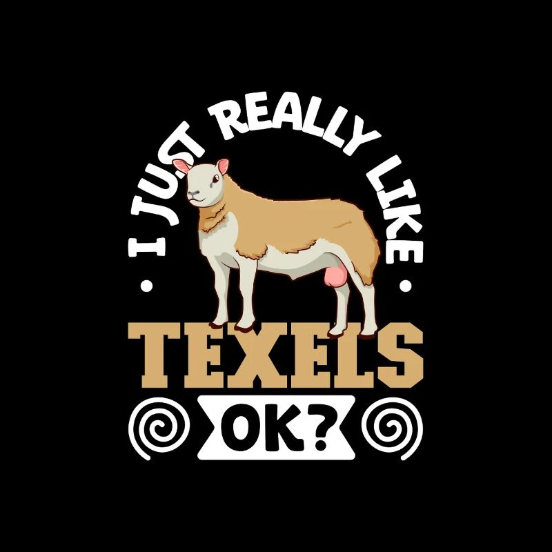 J’adore mes moutons Texel