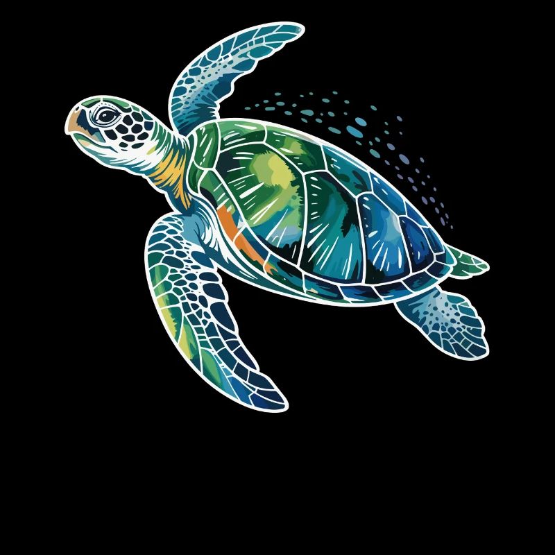 Turtle Sea Creatures Ocean