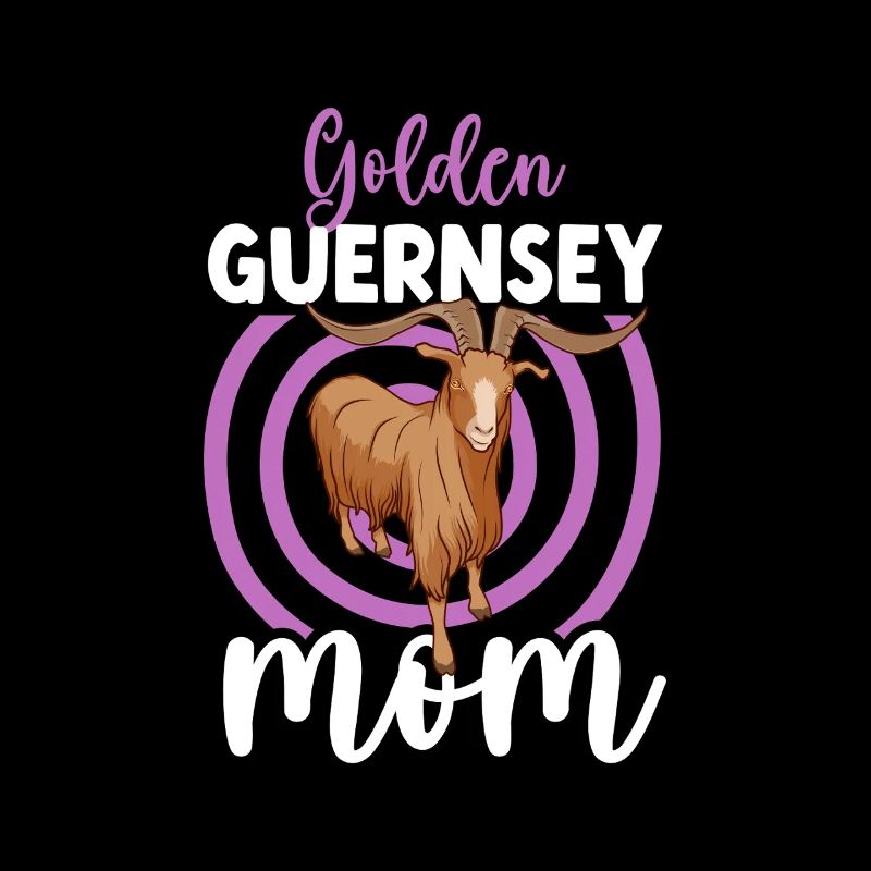 Maman d’une chèvre dorée de Guernesey
