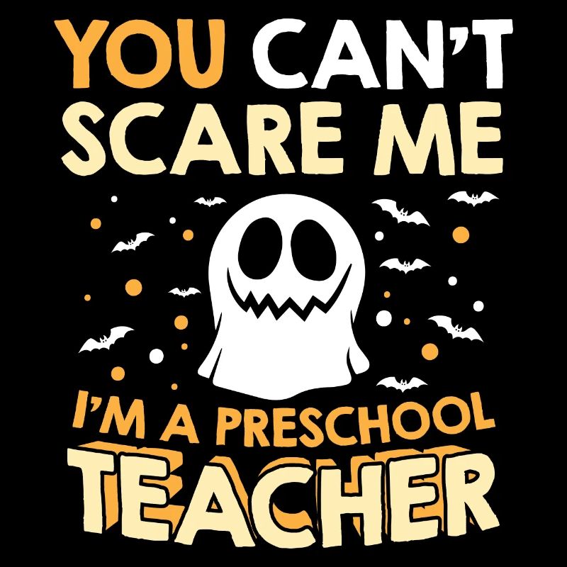 Halloween kann mich nicht erschrecken, den ich ein Vorschullehrer bin