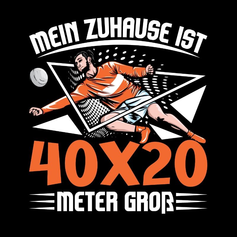 Zuhause 40x20 Meter groß Hallensaison | Faustball
