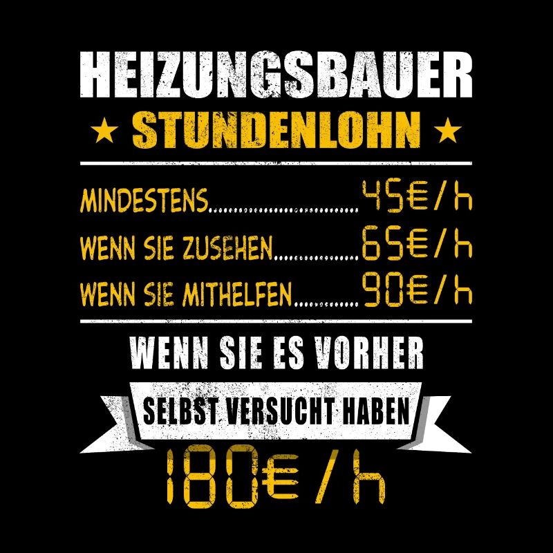 Heizungsbauer Stundenlohn Klempner