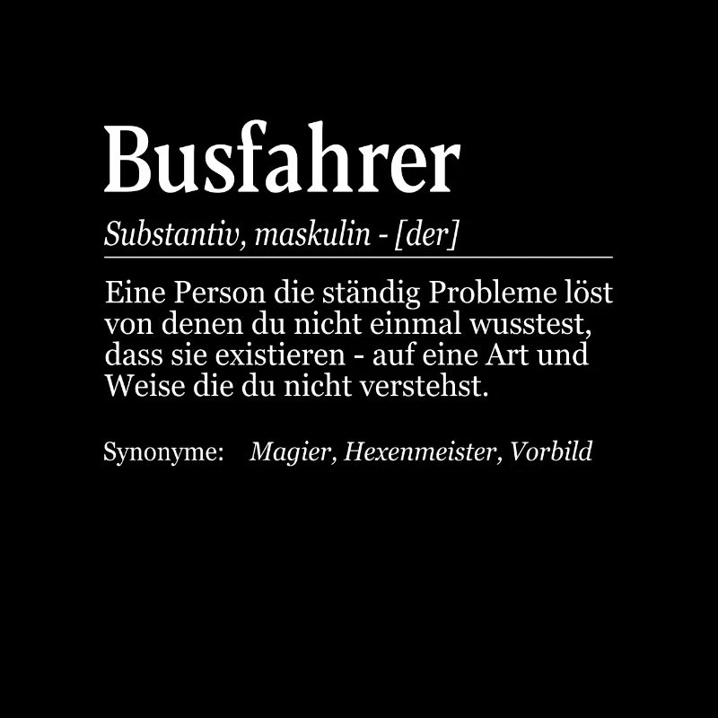 Busfahrer Definition Duden Reisebus