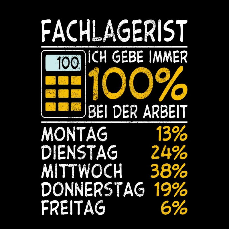 Immer 100% Fachlagerist