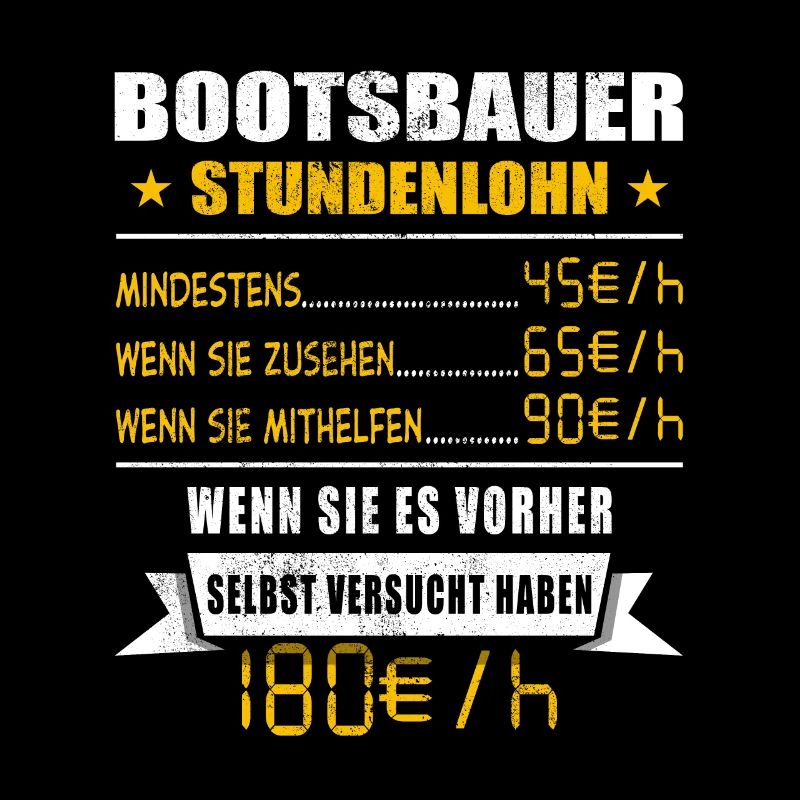 Bootsbauer Stundenlohn Schiffsbauer