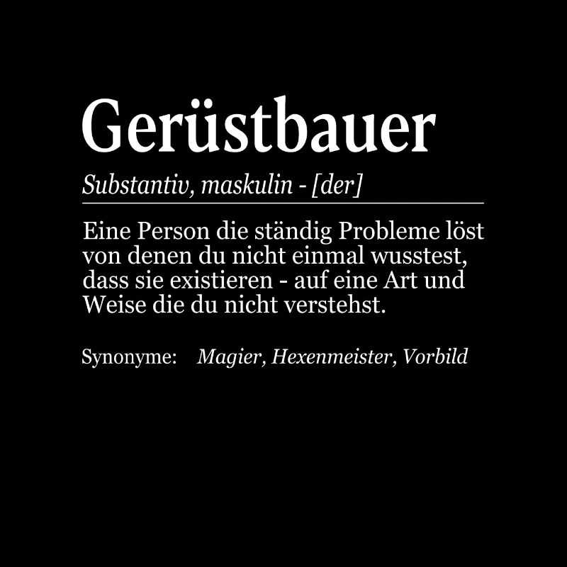 Gerüstbauer Definition Duden Gerüstbau