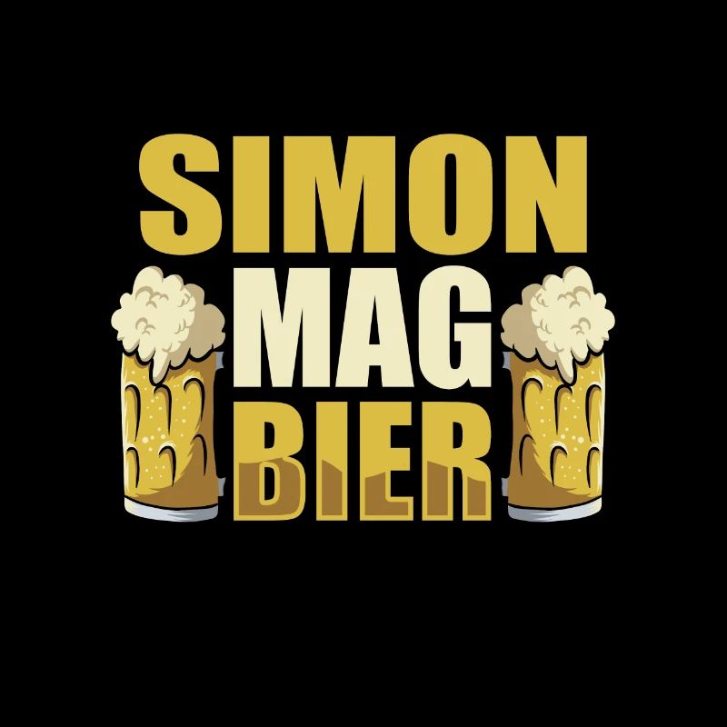 Simon mag Bier Name Geburtstag