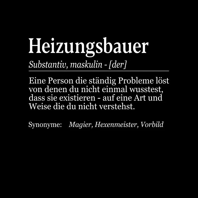 Heizungsbauer Definition Duden Klempner