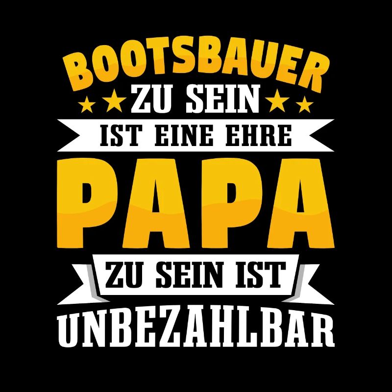 Bootsbauer Papa Vatertag