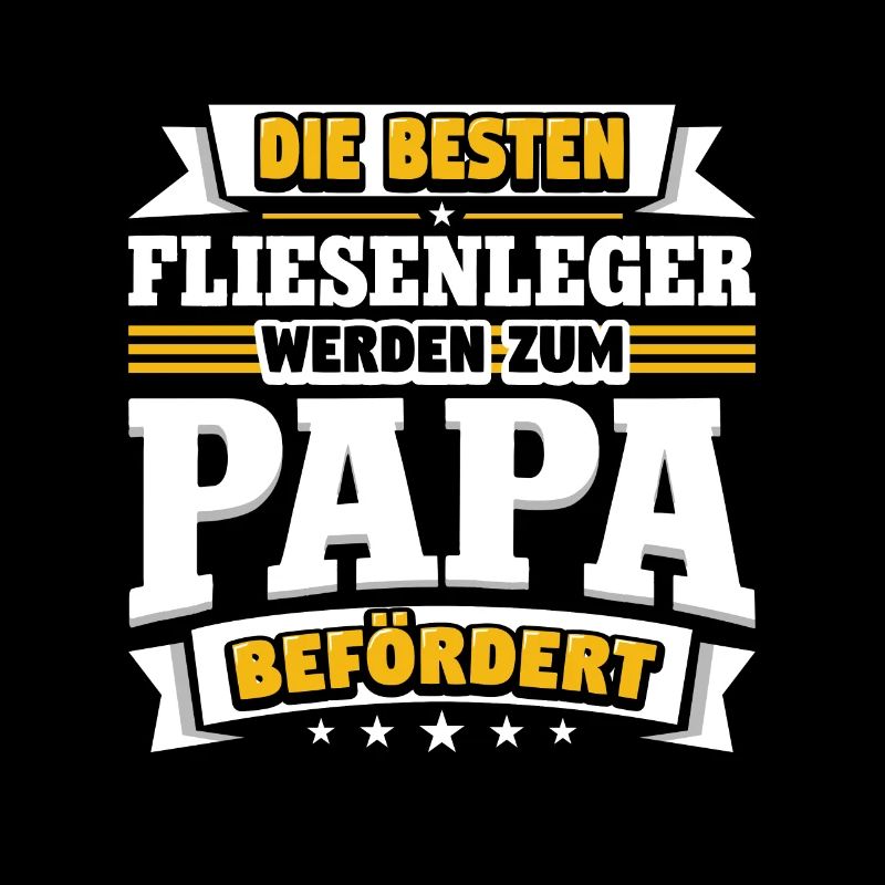 Fliesenleger werden zum Papa befördert