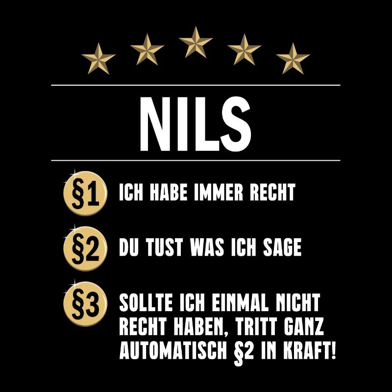 Nils Habe immer Recht Namenstag