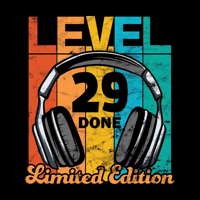 Gaming Geburtstag 29 Jahre Level 29 Complete