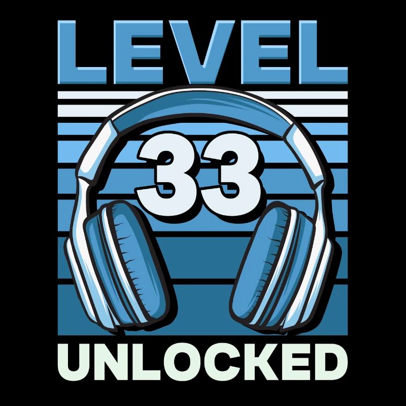 Level 33 Unlocked Gaming Birthday Gamer