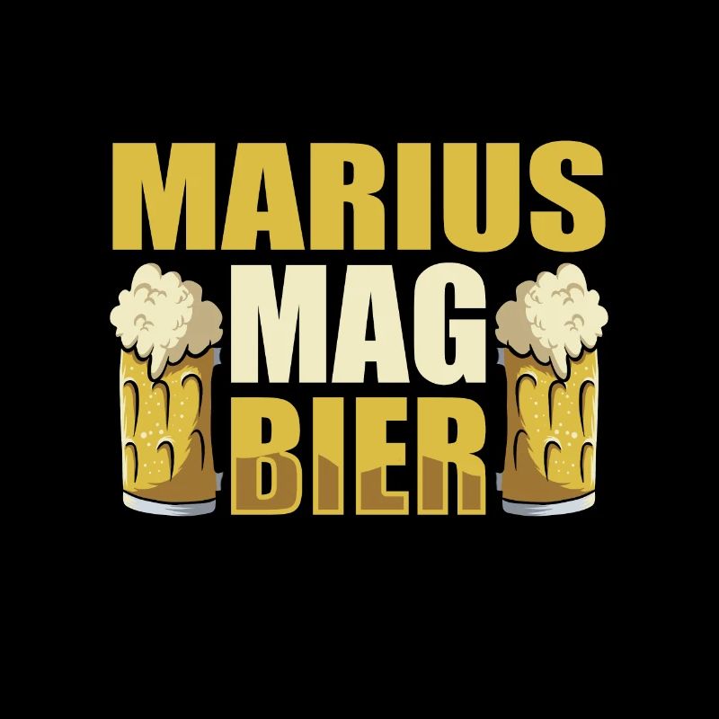 Marius mag Bier Name Geburtstag
