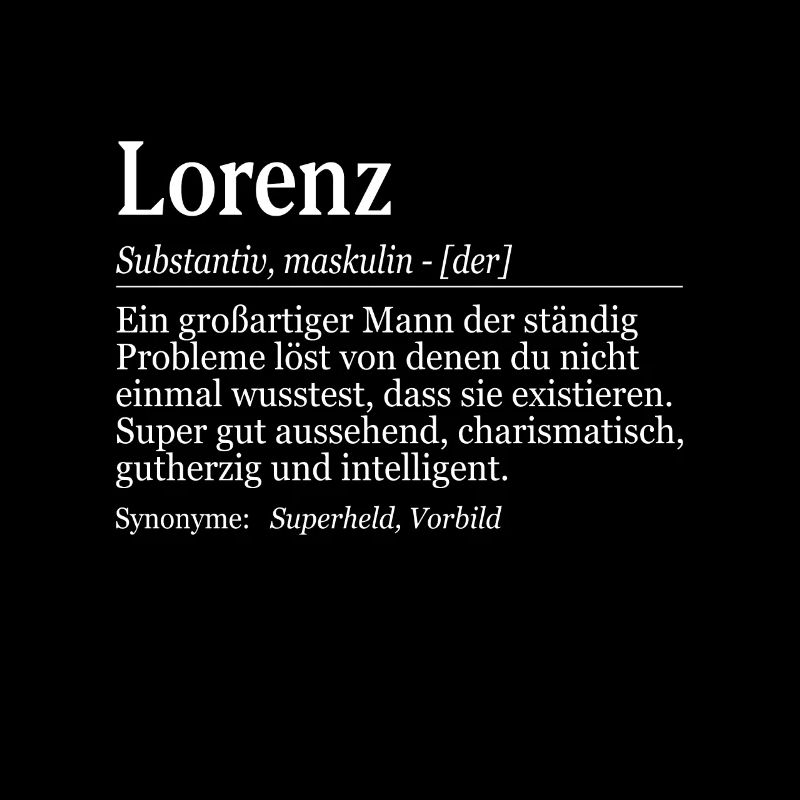 Lorenz Definition Namenstag Geburtstag Name