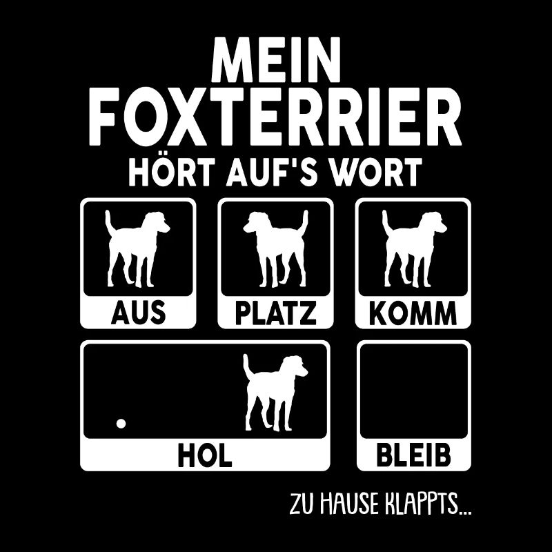 Foxterrier Hund Dog Hundehalter