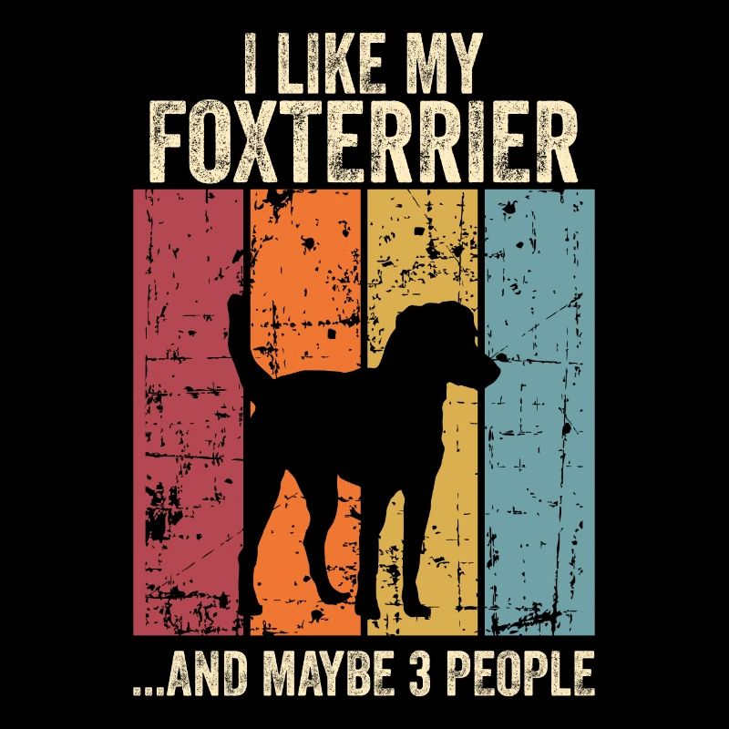Foxterrier Hund Dog Hundehalter