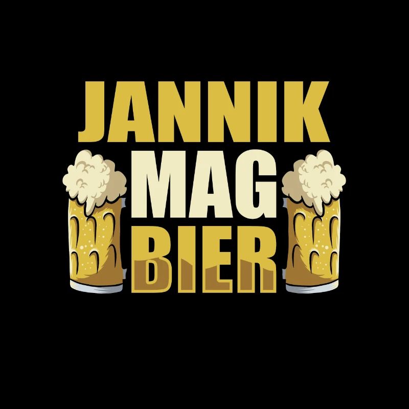 Jannik mag Bier Name Geburtstag