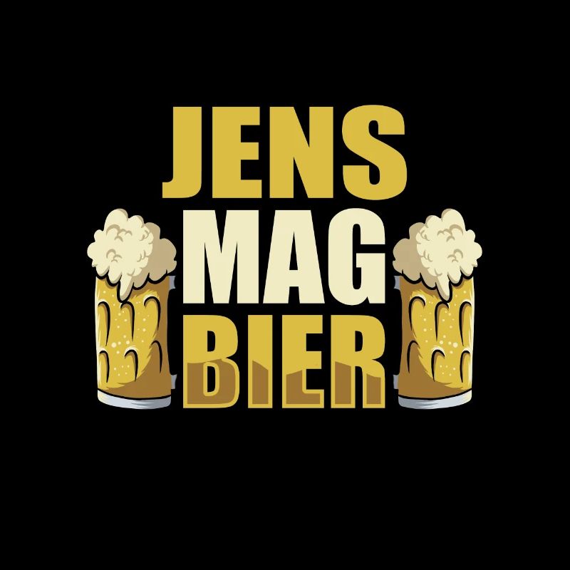 Jens mag Bier Name Geburtstag