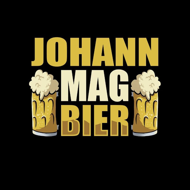 Johann mag Bier Name Geburtstag
