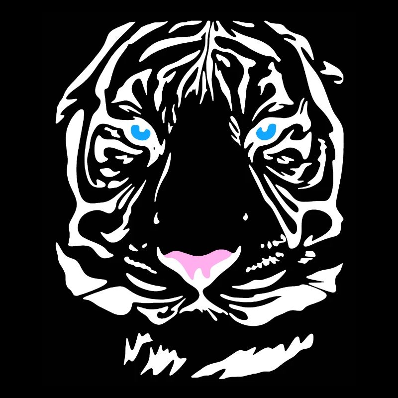 Sibirischer Tiger Design Katze Löwe Lion Cat Wild