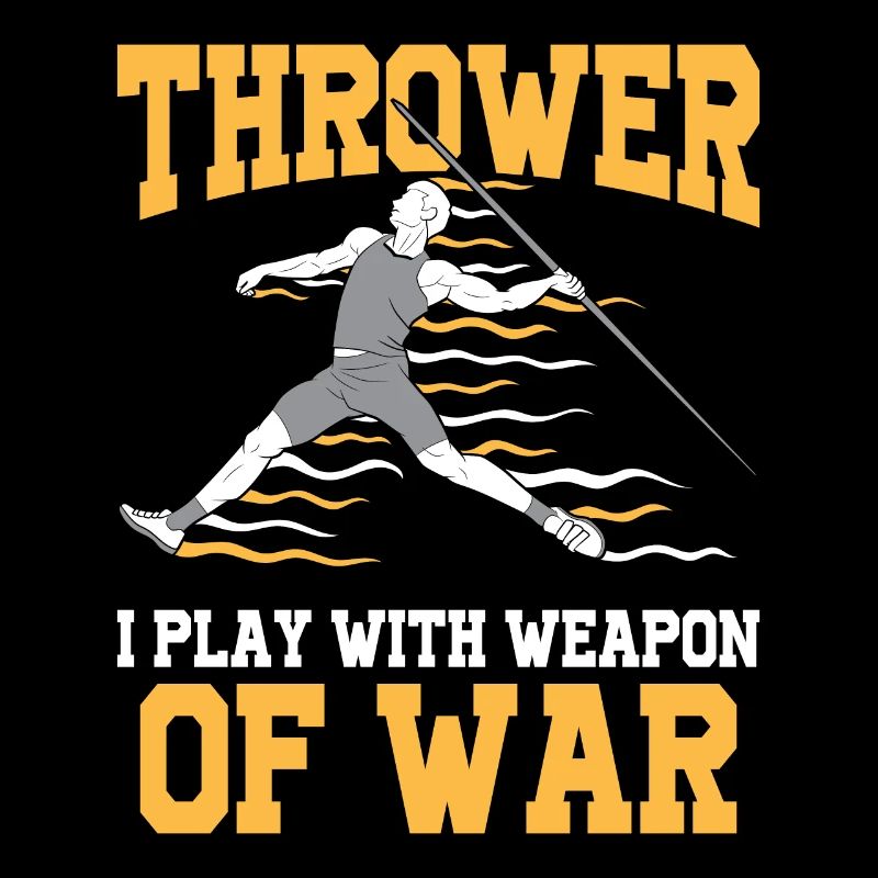 Speerwurfstrecker Leichtathletik Speerwerfer