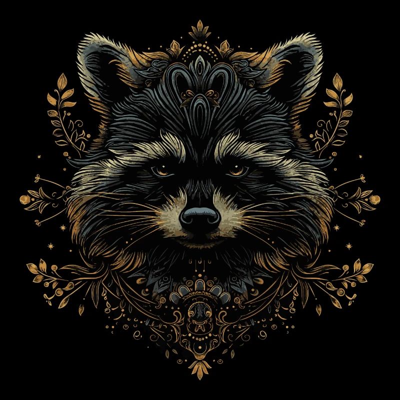 Art du raton laveur