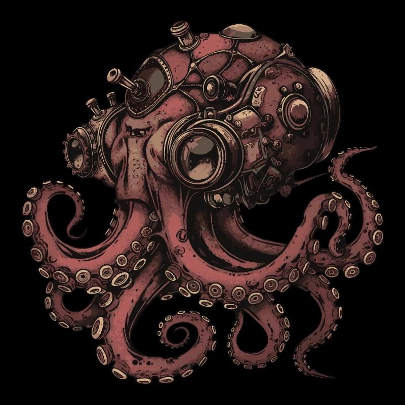 Steampunk Kraken