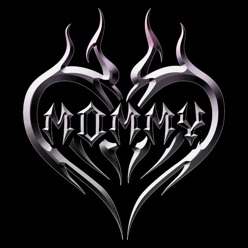 Tatouage de cœur tribal pour Emo et Goth