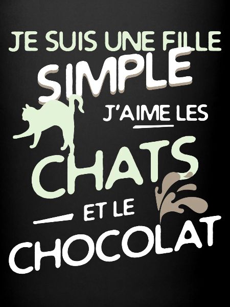 Chats - une fille simple