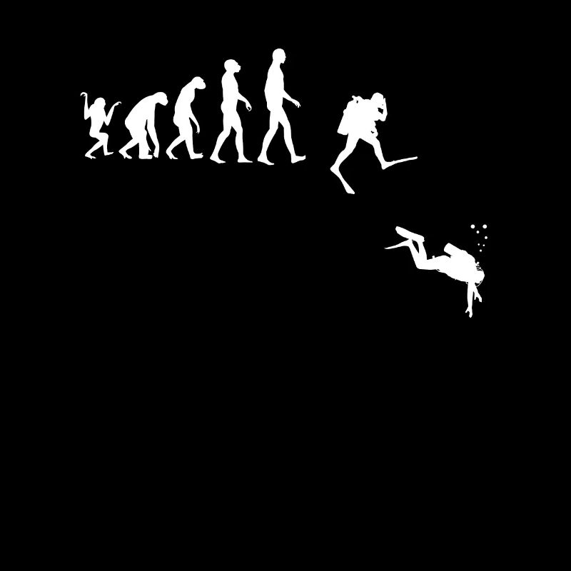 Evolution des Man Scuba Diving