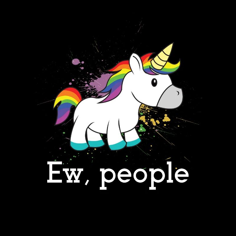 Ew Menschen Einhorn