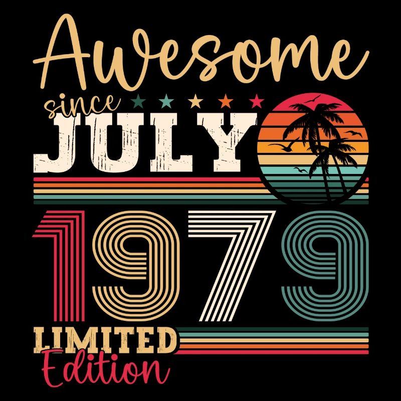 Awesome since Juli 1979 43. Geburtstag Herren Fun