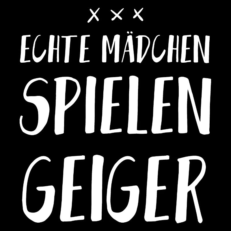 Echte Mädchen spielen Geiger Sprüche
