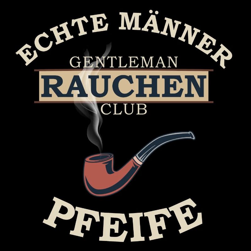 Echte Männer Rauchen Pfeife