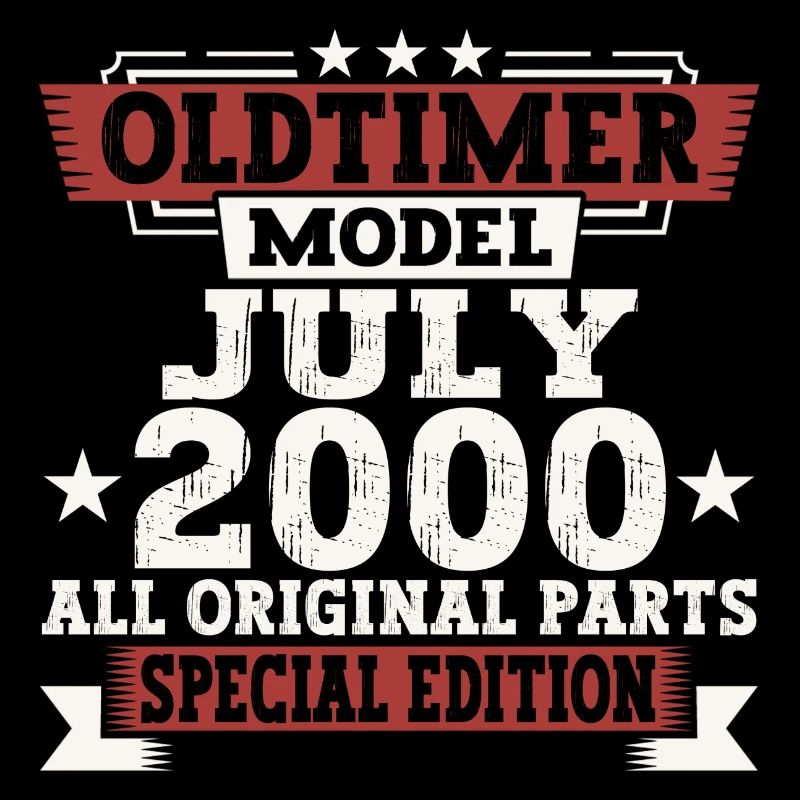 Oldtimer Juillet 2000 22ème Anniversaire Cadeau Hommes