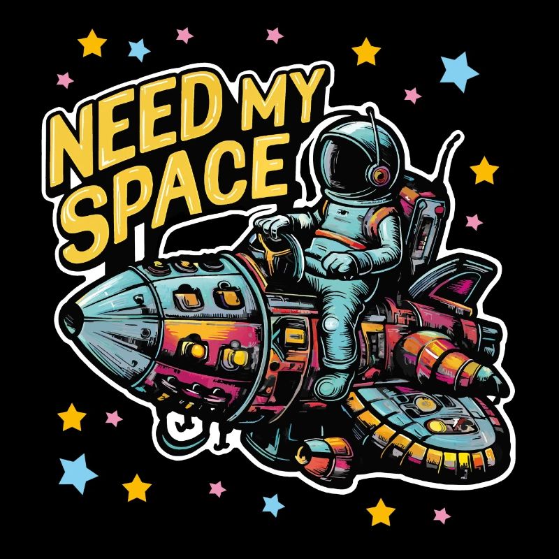 Need my place Spaceman with spaceship