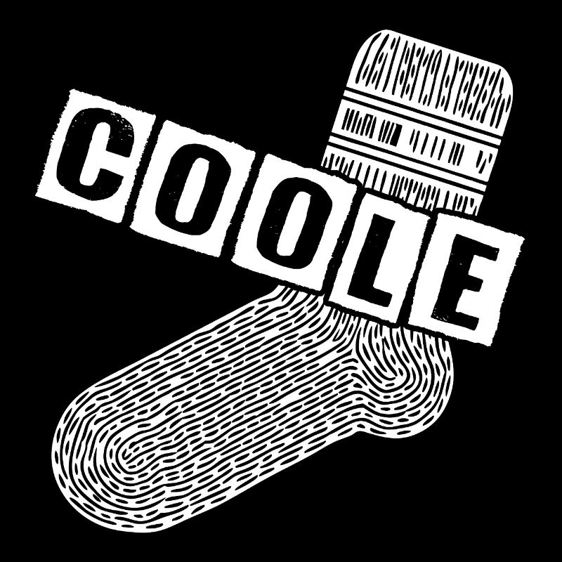 Cool sock - fun motivational design