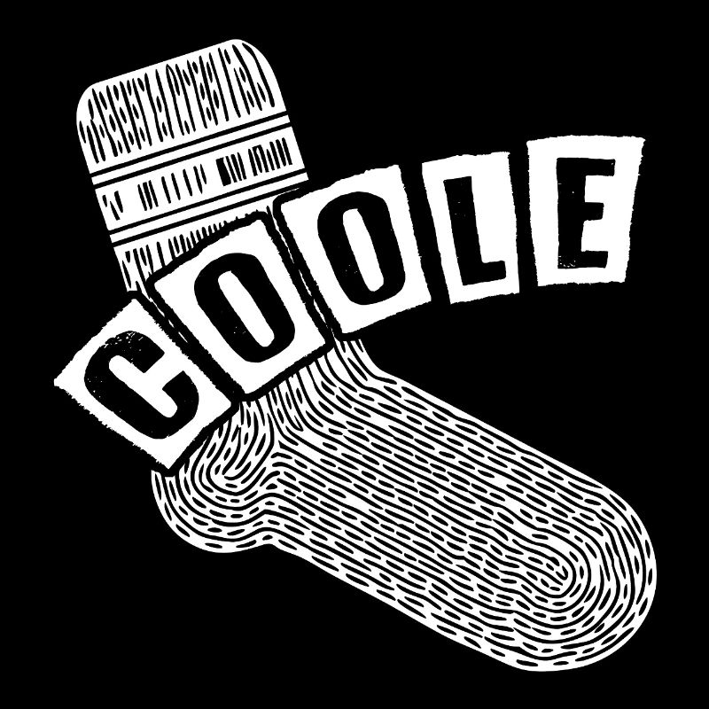 Cool sock - fun motivational design