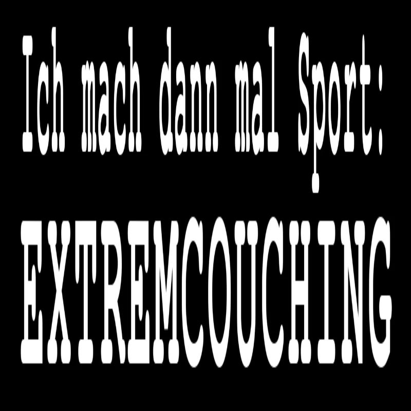 Humour Extremcouching blanc