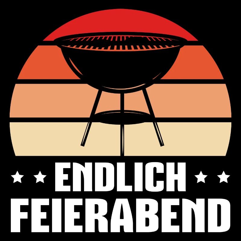 Grillen Endlich Feierabend