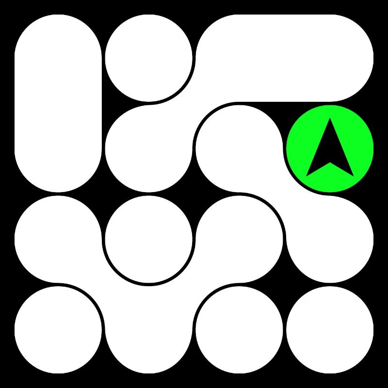 Abstract Interconnecting Circles