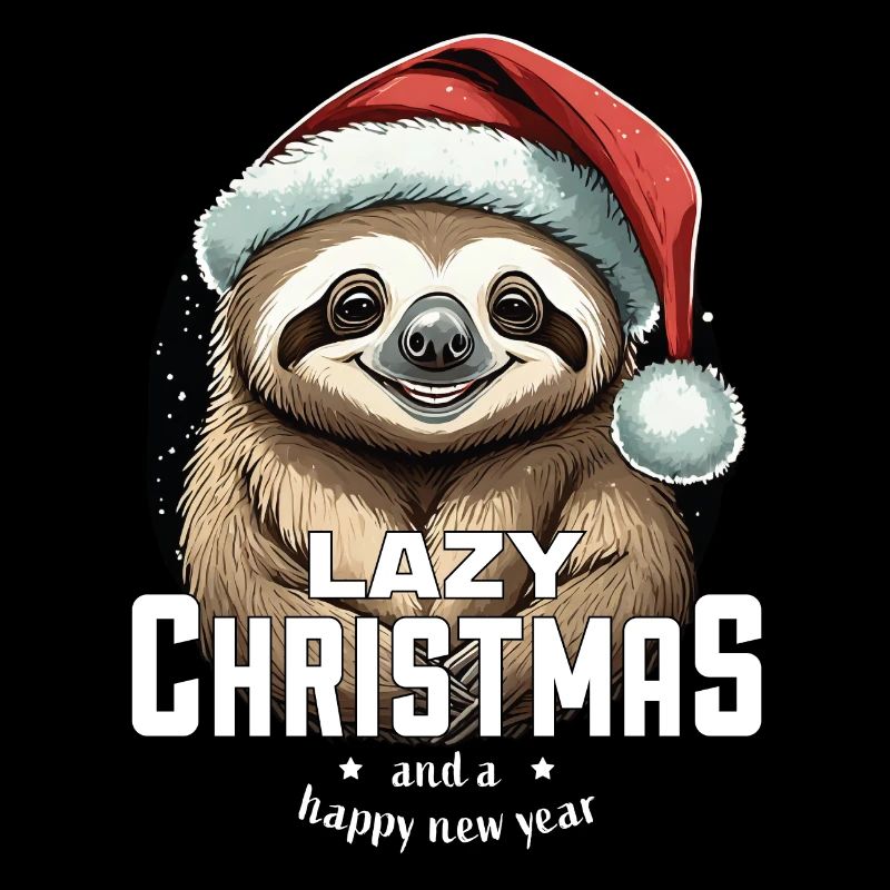 Weihnachtsfaultier - Lazy Christmas