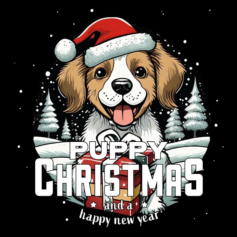 Noël Chien Chiot Noël